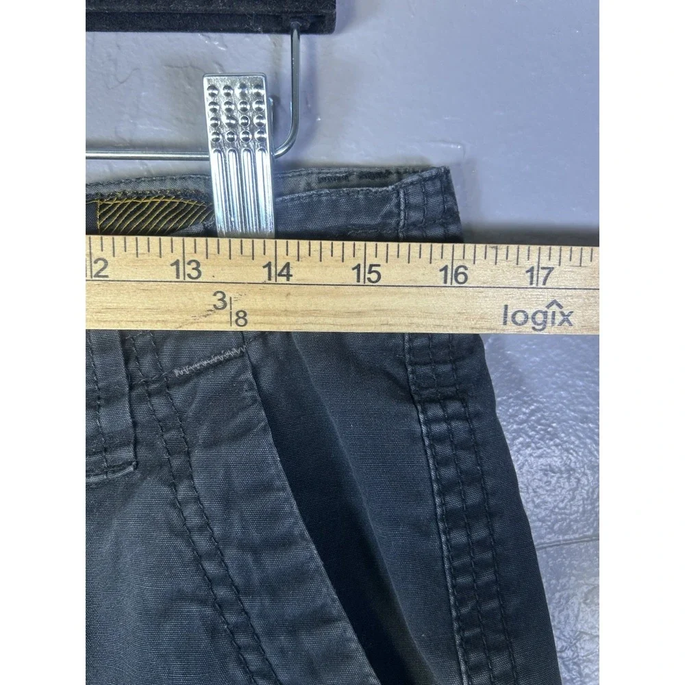 Fox Racing cargo shorts iconic fox head logo Grey Men's 32 Cotton Shorts Y2K
